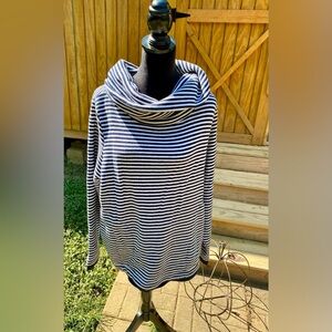 🔥Tommy Hilfiger Striped Cowl Neck Pull Over🔥